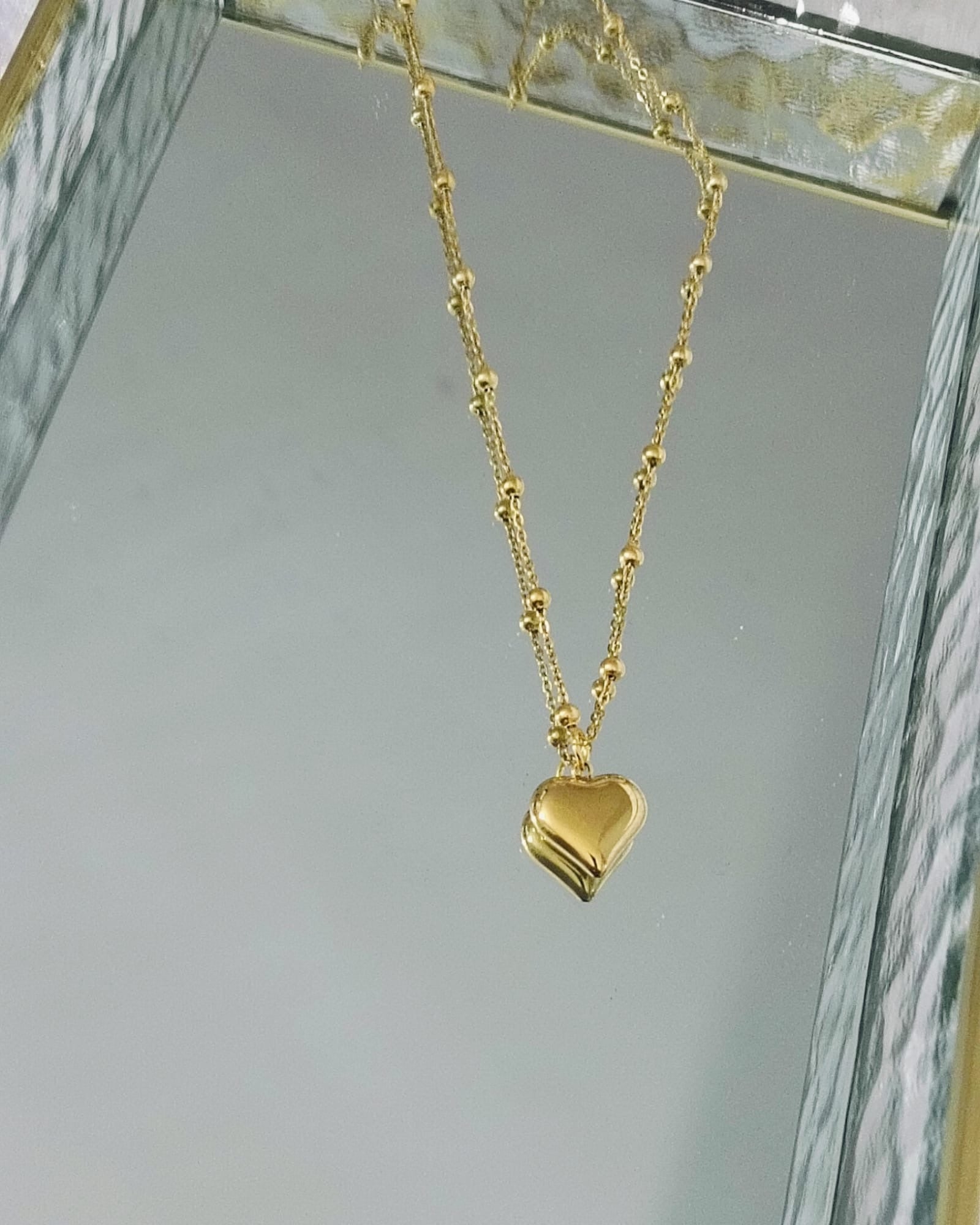 Collana sfere cuore Bijoux Moda Laura