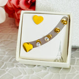 SET ORECCHINI CUORE