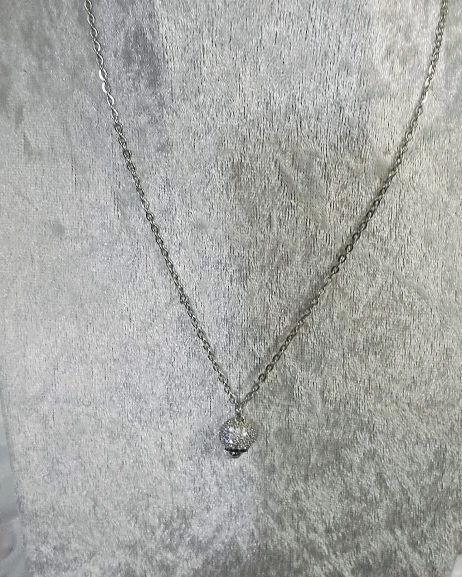 Collana Campanella pavé Bijoux Moda Laura