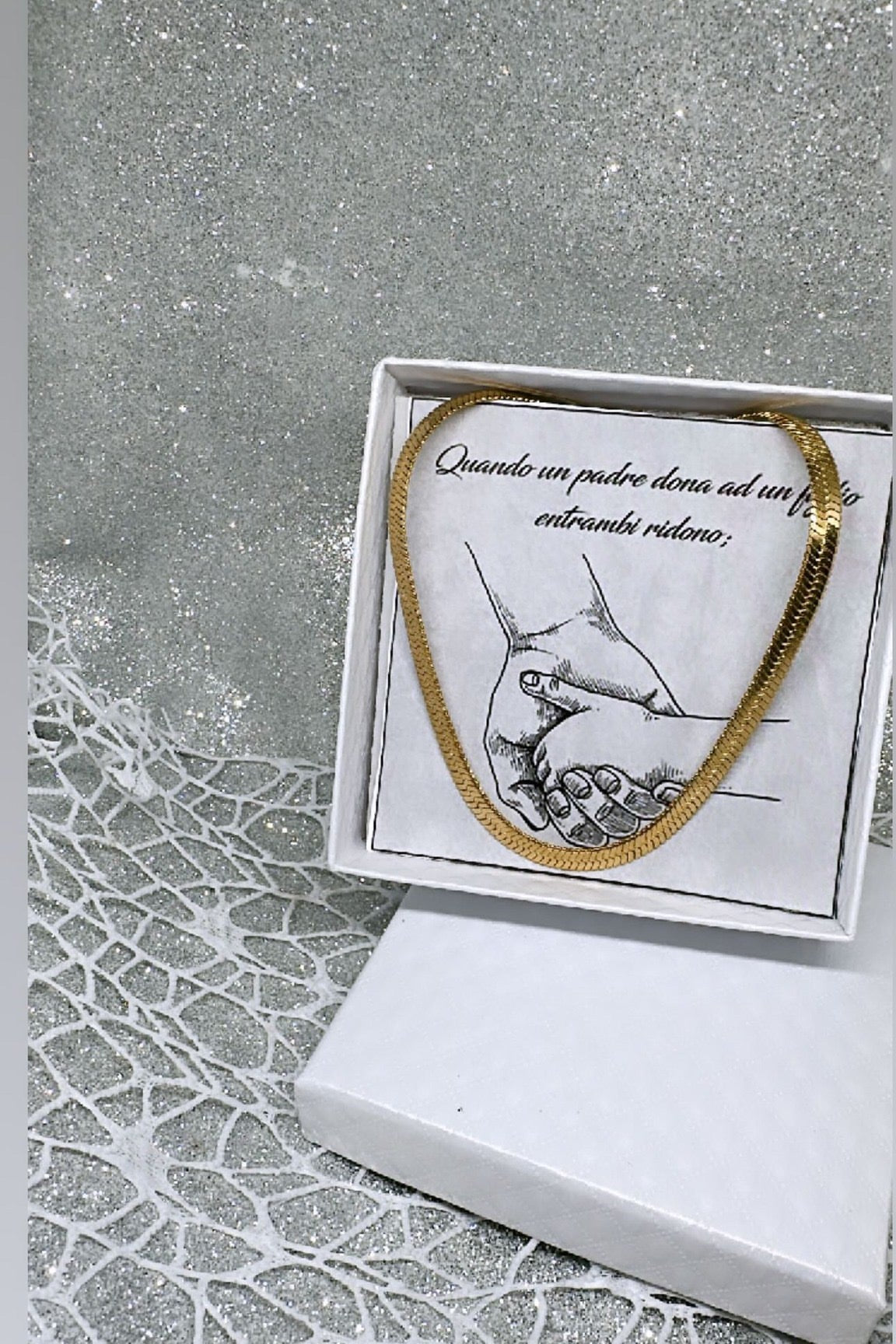 Super promo papà collana Bijoux Moda Laura