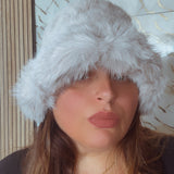 Cappello Invernale in Finta Pelliccia Husky - Regolabile