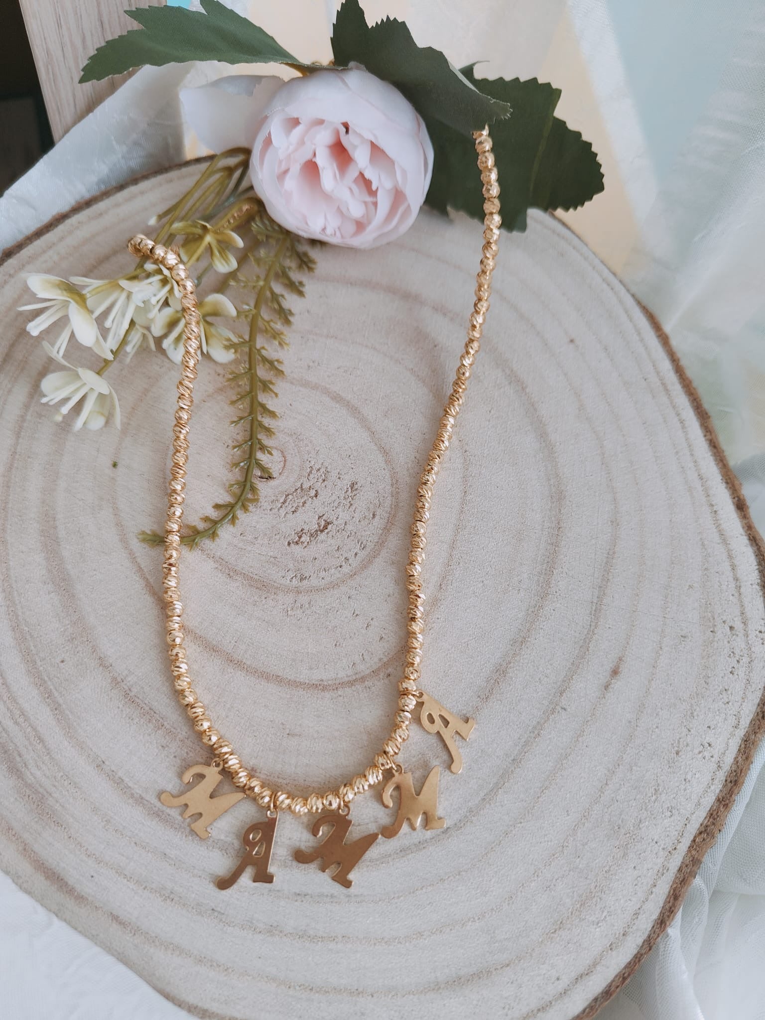 Collana milleluci iniziali                  Ricorda di scrivere il nome - Bijoux Moda Laura