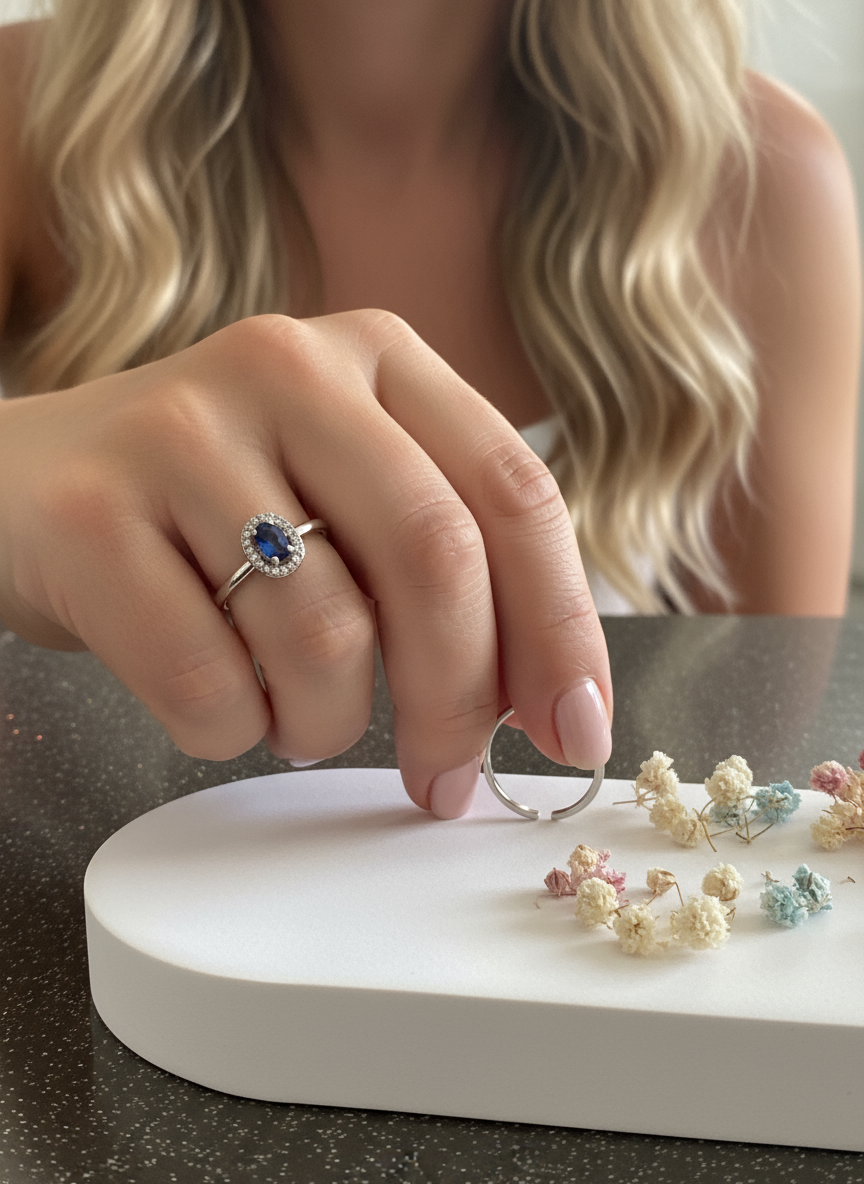 Anello blu