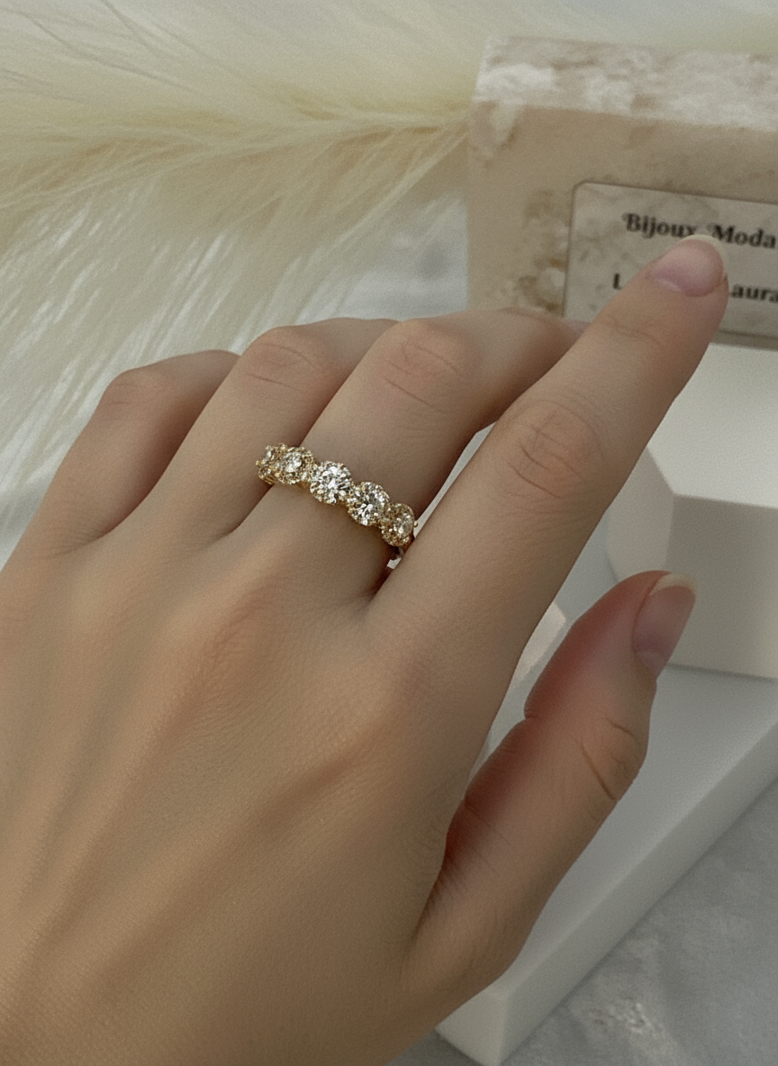 Anello Gold con Modella