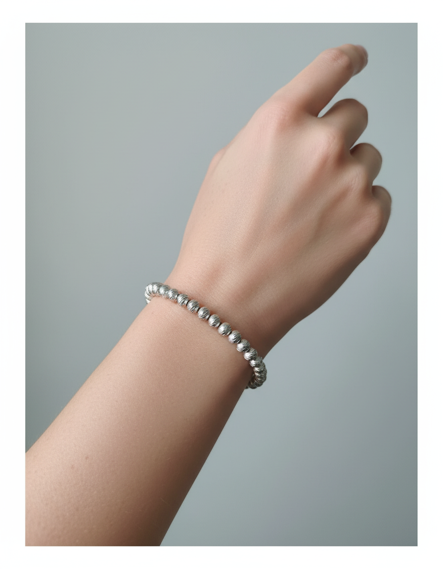 Bracciale silver con modella