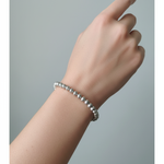 Bracciale silver con modella