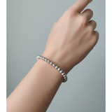 Bracciale silver con modella