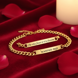 Bracciali gold velluto rosso