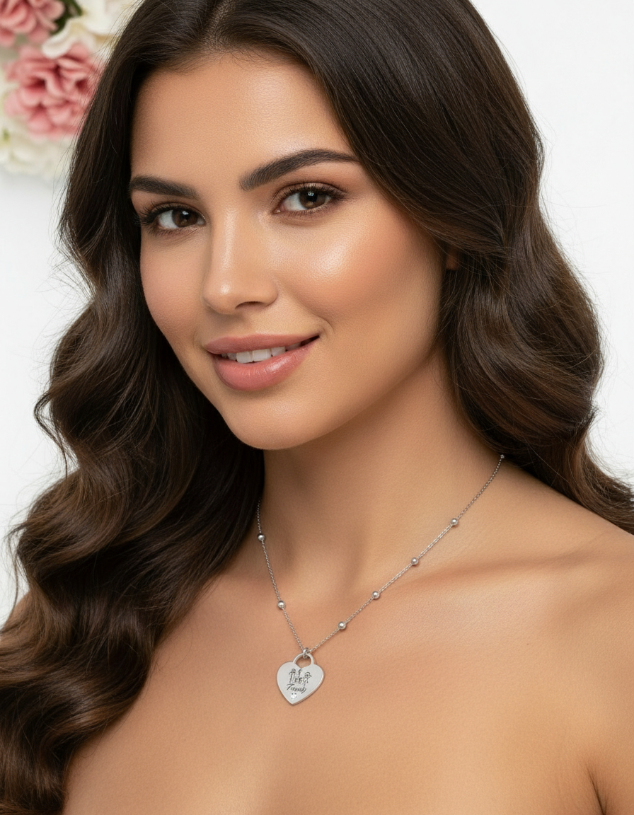 Collana Family Silver - Stessa Modella