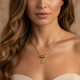 Collana Gold con ciondolo personalizzato con nome