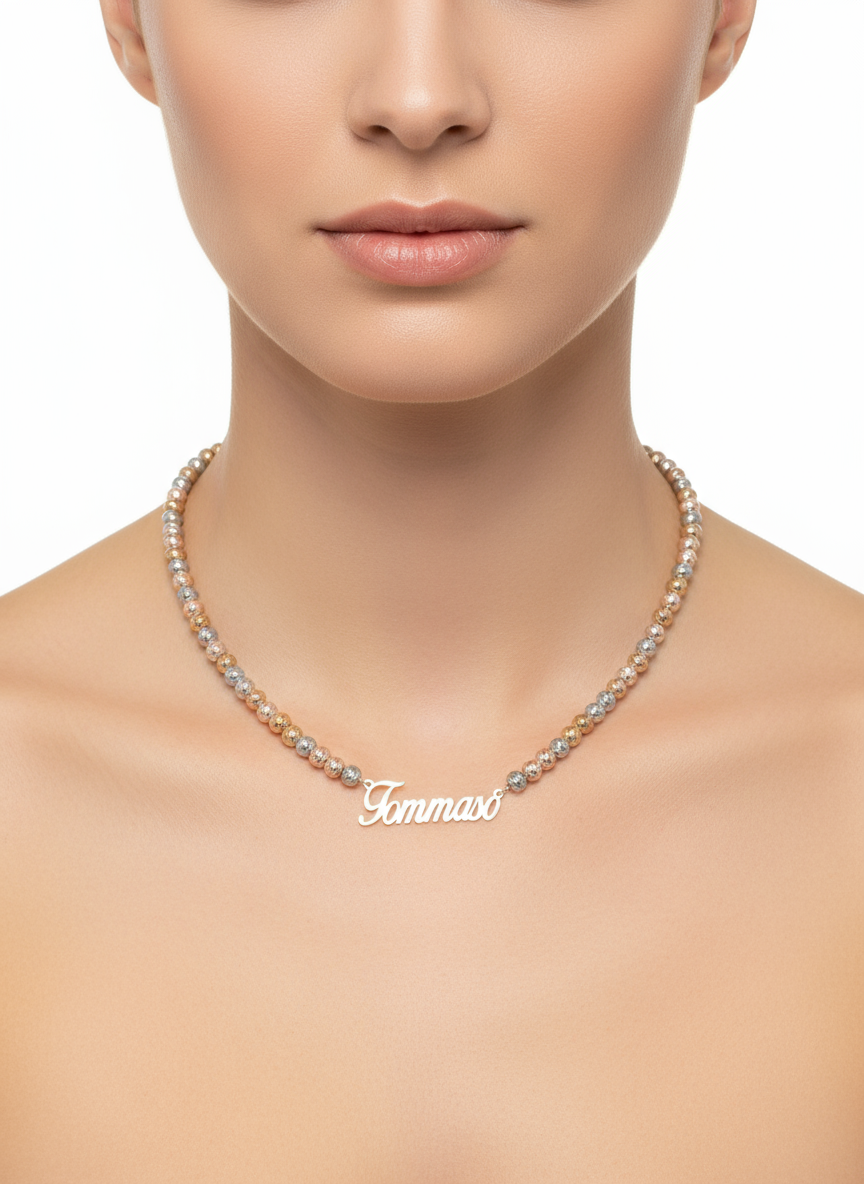 Collana Milleluci Multicolor indossata