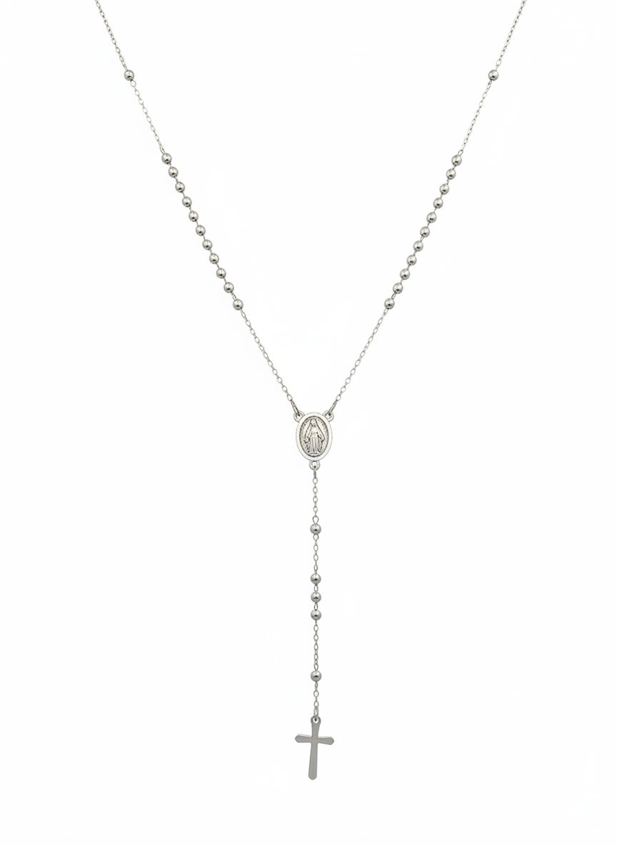 Collana Rosario - Variante Silver