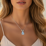 Collana Silver con ciondolo personalizzato con nome