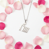 Collana Mamma Amore 💖 | Acciaio Inox | Sagoma 1-4 Figli