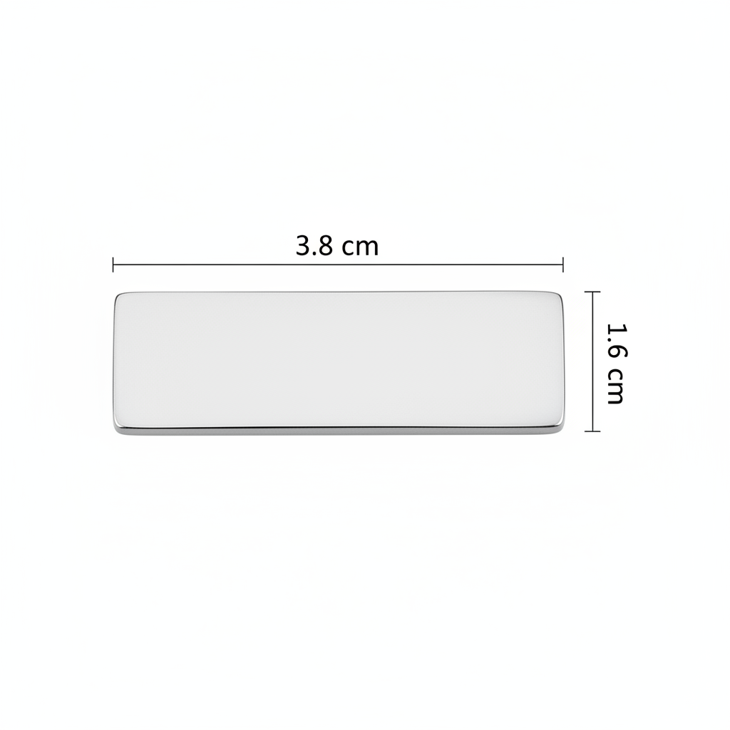 Misure medaglina 3,8x1,6 cm