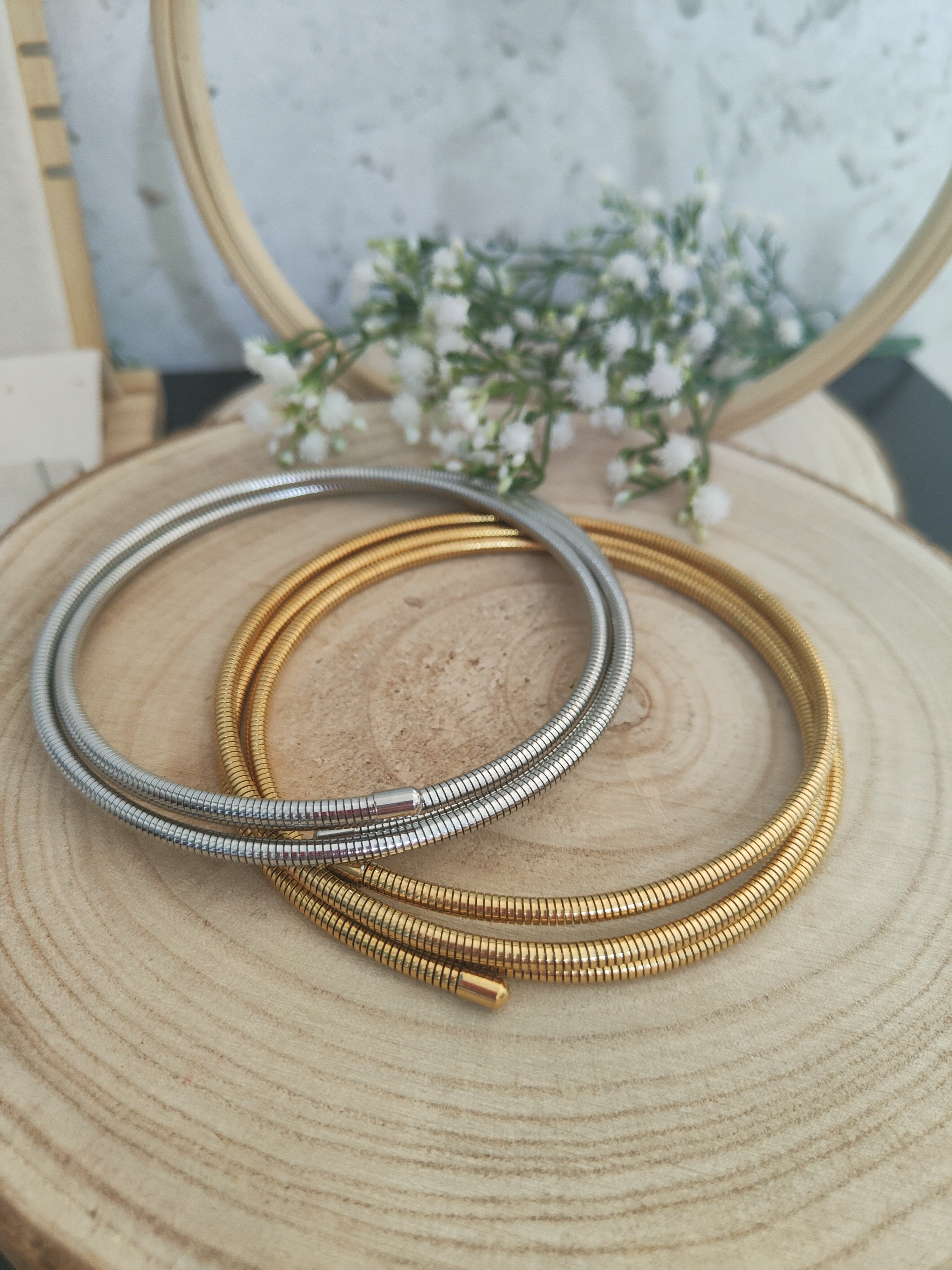 Collana Sneak vortice molla - Bijoux Moda Laura