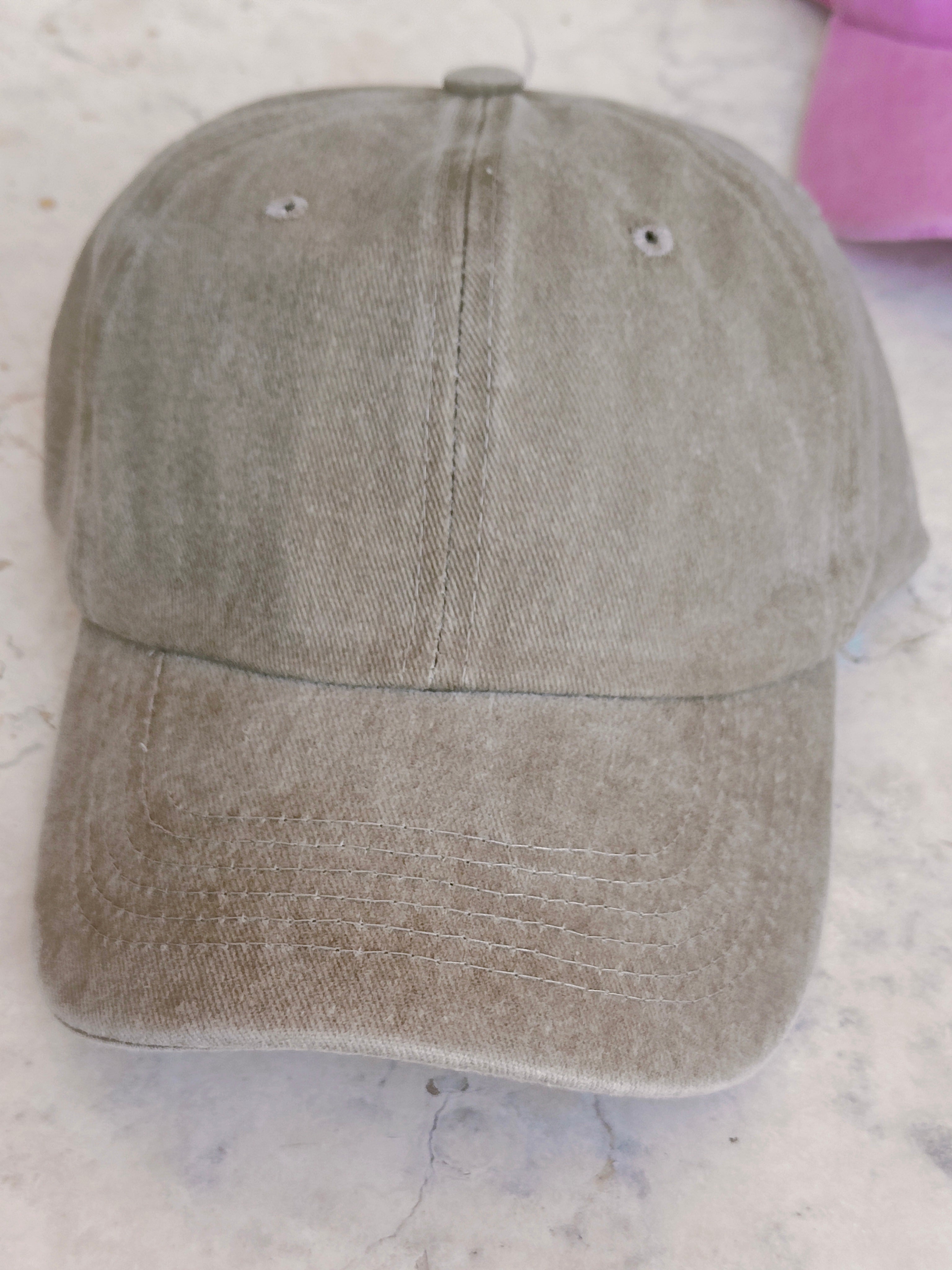 Cappello Stone wash scaramentico - Bijoux Moda Laura