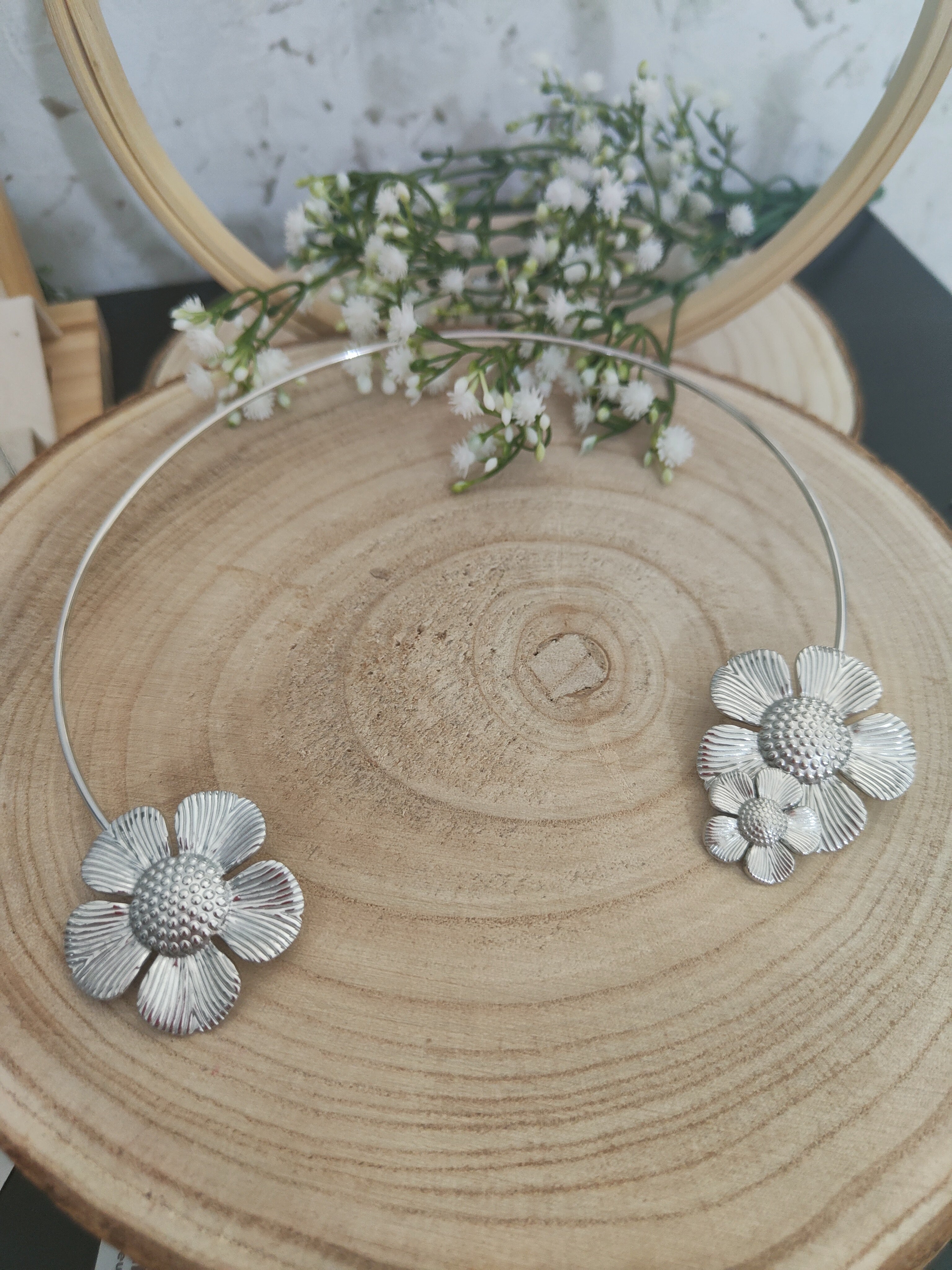 Collarino flower - Bijoux Moda Laura