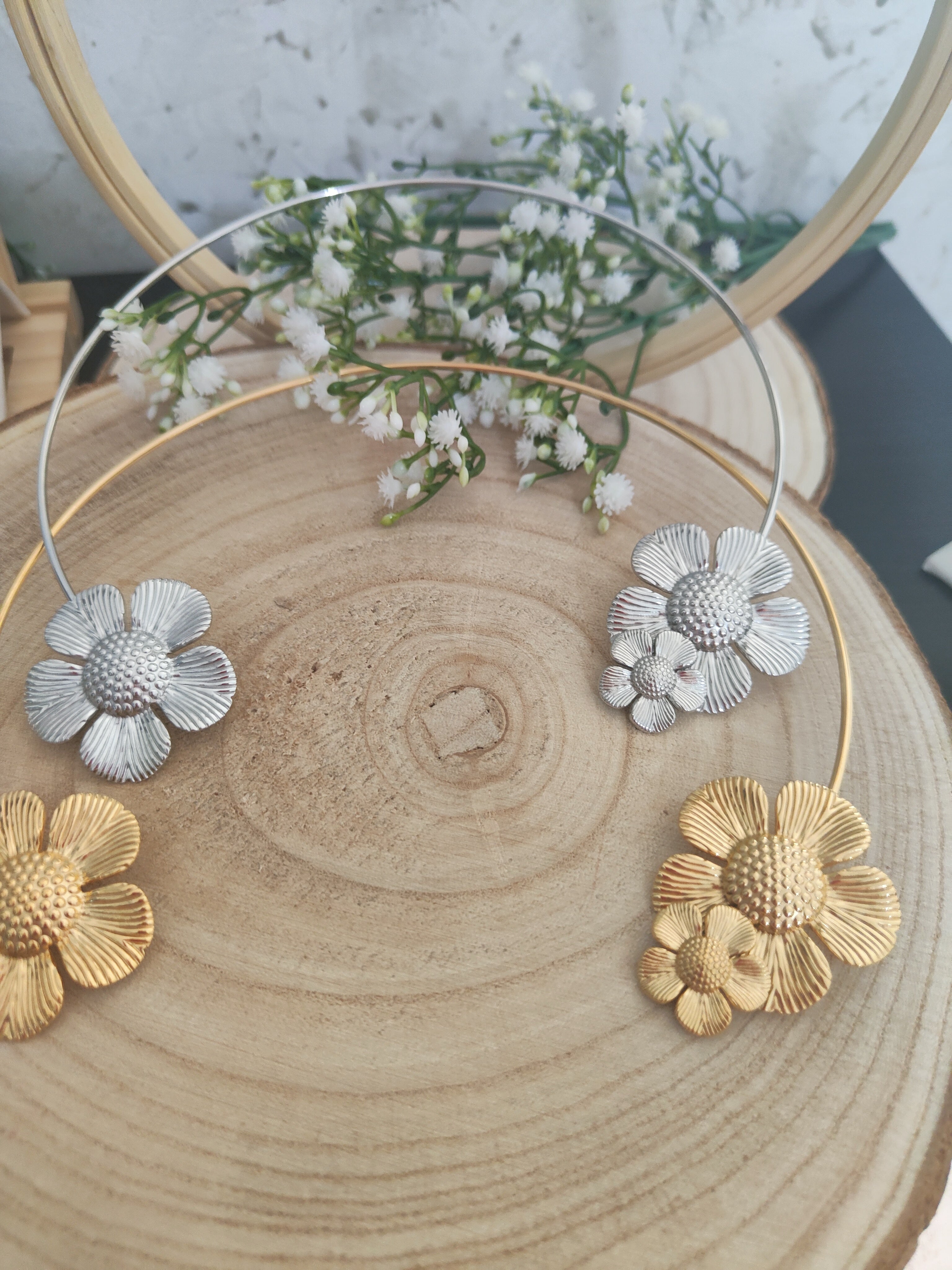 Collarino flower - Bijoux Moda Laura