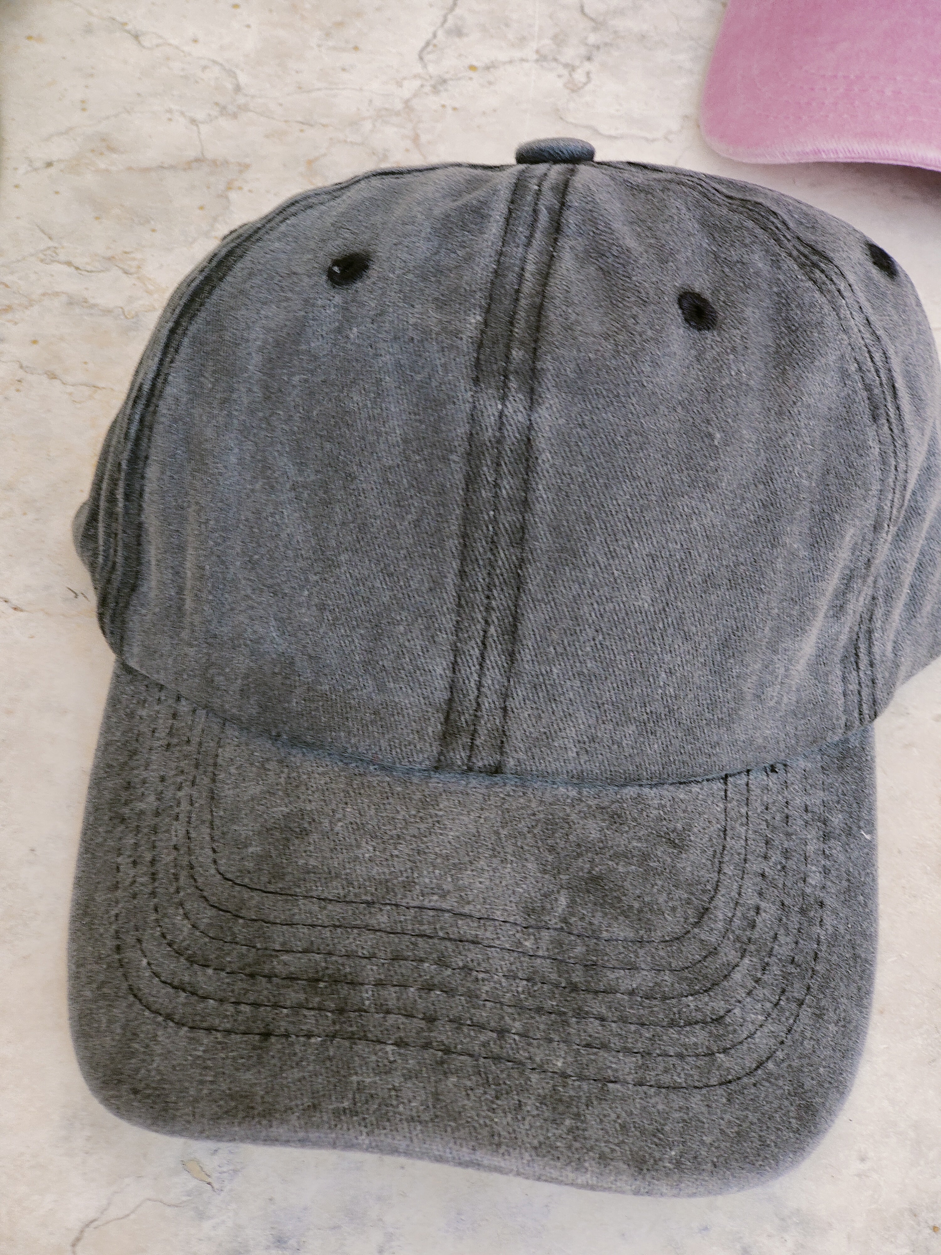 Cappello Stone wash scaramentico - Bijoux Moda Laura