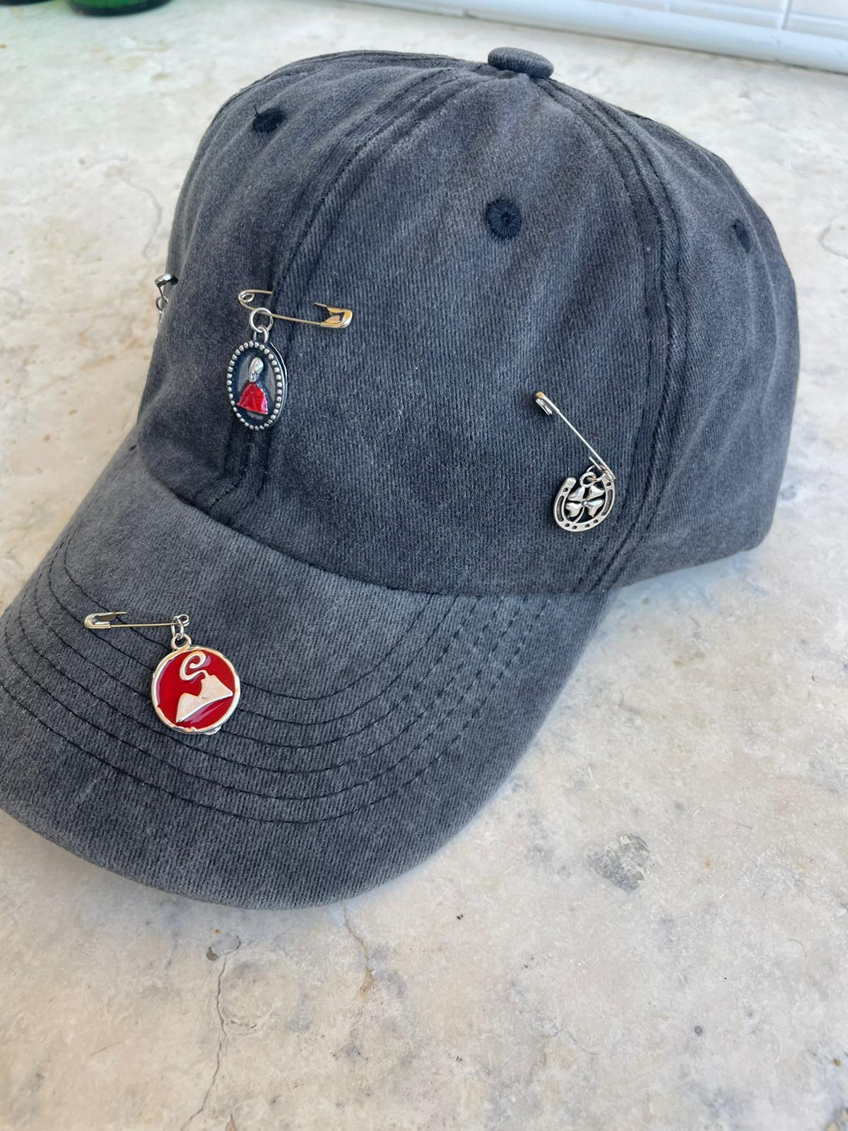 Cappello Stone wash scaramentico - Bijoux Moda Laura