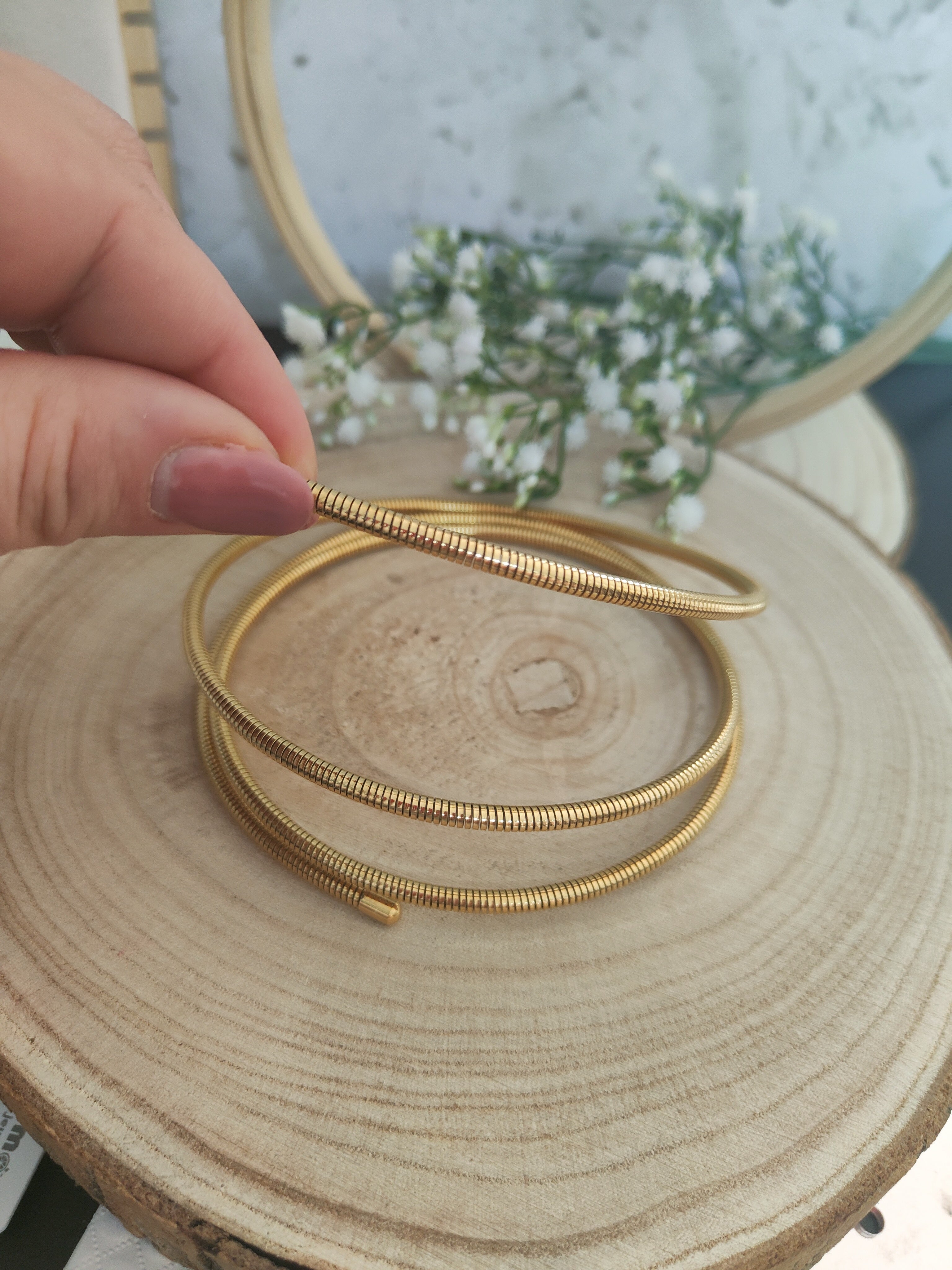 Collana Sneak vortice molla - Bijoux Moda Laura
