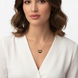 Sofia con collanina MOM cuore gold